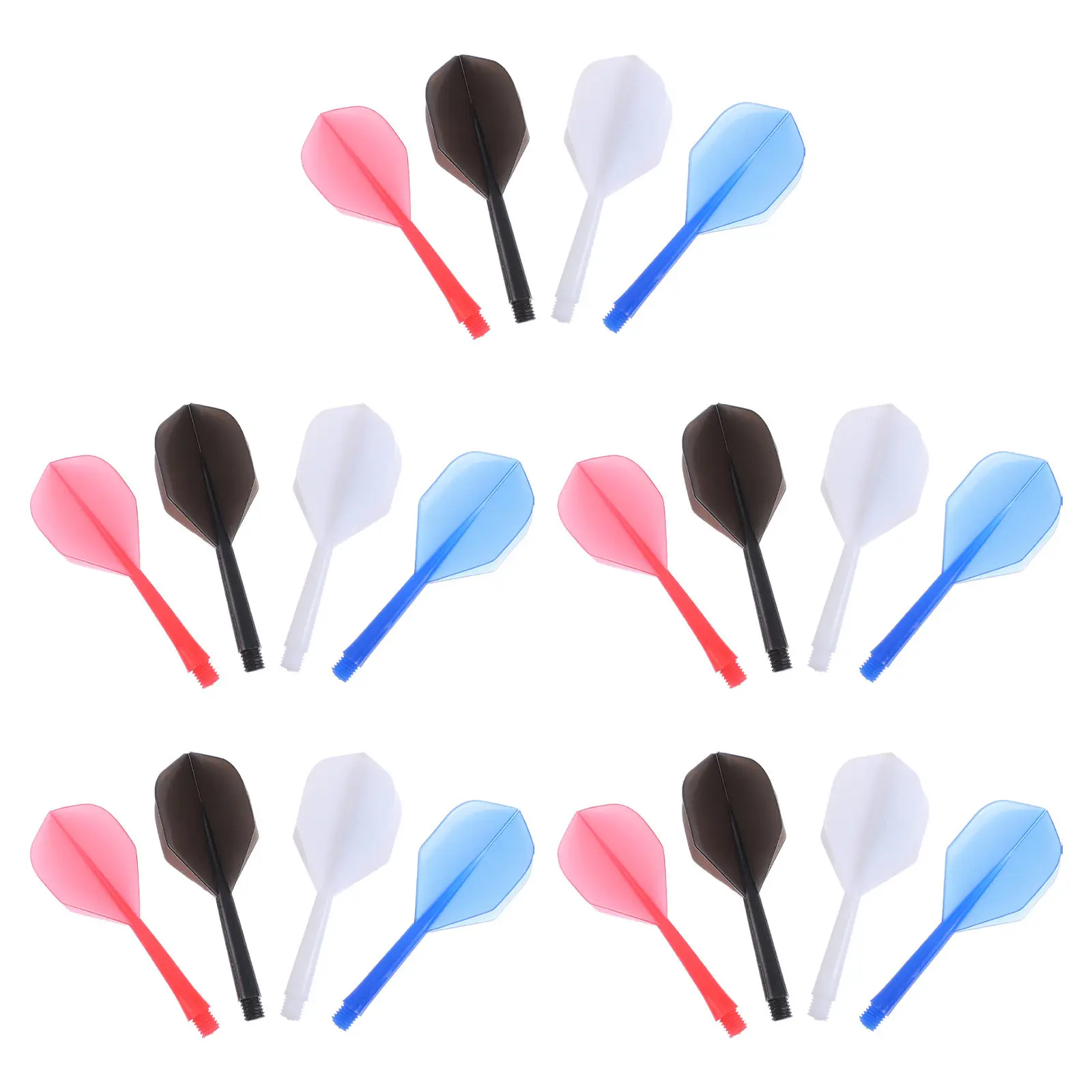 20Pcs Professional Dart Tails Premium Lightweight Flights Wear-Resistant Thread Design Fine Workmanship Dart Sports Accessories
20Pcs Professional Dart Tails Premium Lightweight Flights Wear-Resistant Thread Design Fine Workmanship Dart Sports Accessories