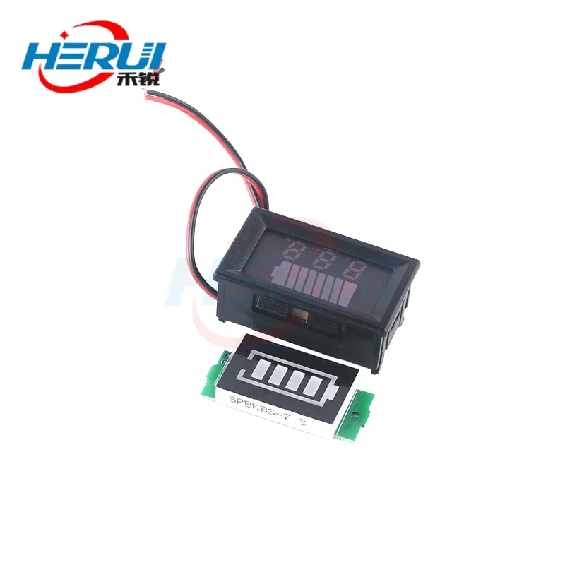 Quadrupole lithium battery meter display module 1/2/3/4/6/8S Three lithium battery pack indicators
Quadrupole lithium battery meter display module 1/2/3/4/6/8S Three lithium battery pack indicators