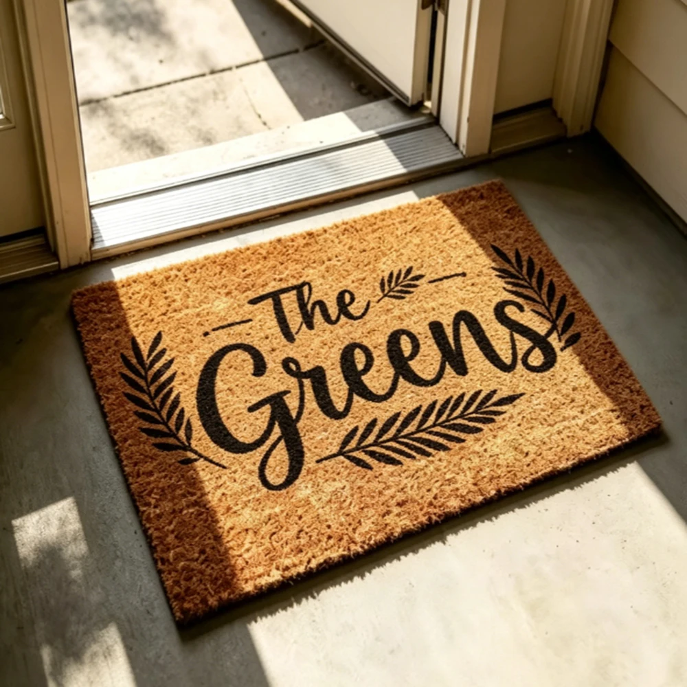 Custom Non-slip Doormat Durable Bedroom Bathroom Home Entrance Mat Entryway Decor Family Housewarming Floor Mat
Custom Non-slip Doormat Durable Bedroom Bathroom Home Entrance Mat Entryway Decor Family Housewarming Floor Mat