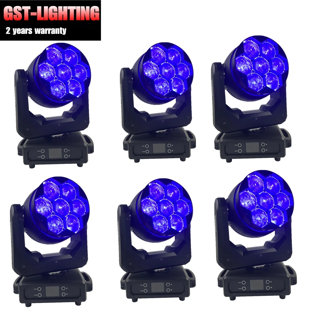6PCS/LOT LED 7x40w Wash Zoom Beam Moving Head Light 4in1 RGBW Professional For Effect Stage For Disco DJ Music Party Club Dance
6PCS/LOT LED 7x40w Wash Zoom Beam Moving Head Light 4in1 RGBW Professional For Effect Stage For Disco DJ Music Party Club Dance