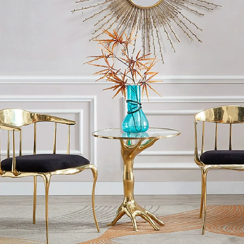 Guchi Furniture Art Luxury Palm Hotel Sofa Small Round Table Designer Personality Creative Corner Tea Table
Guchi Furniture Art Luxury Palm Hotel Sofa Small Round Table Designer Personality Creative Corner Tea Table