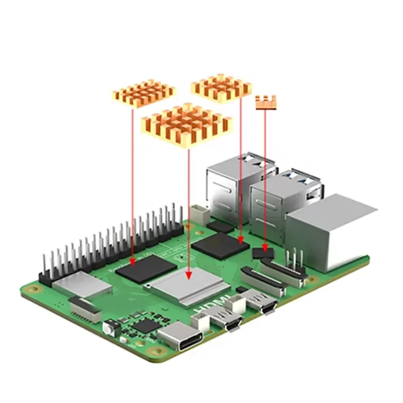 Aluminum Case For Raspberry Pi 5 Includes 4010 PWM Fan, Copper Heatsinks For X1000/X1001/X1003/N04/N05 Pcie Boards-AU47
Aluminum Case For Raspberry Pi 5 Includes 4010 PWM Fan, Copper Heatsinks For X1000/X1001/X1003/N04/N05 Pcie Boards-AU47