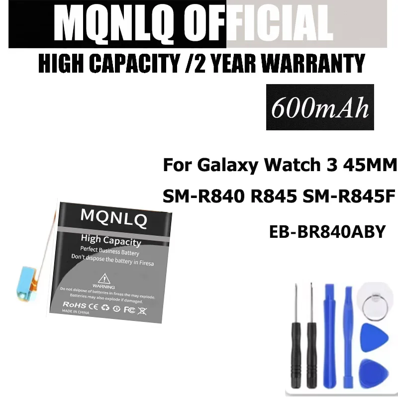 Аккумулятор 600 мАч для Samsung Galaxy Watch 3, 45 мм SM-R840 R845 SM-R845F, новые сменные аккумуляторы
Аккумулятор 600 мАч для Samsung Galaxy Watch 3, 45 мм SM-R840 R845 SM-R845F, новые сменные аккумуляторы