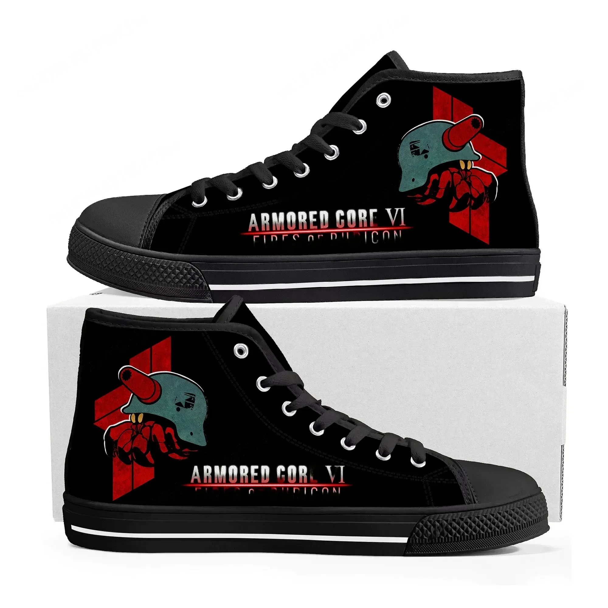 Armored Core VI Fires of Rubicon High Top Sneakers Cartoon Game Men Women High Quality Canvas Sneaker Custom Built Couple Shoes
Armored Core VI Fires of Rubicon High Top Sneakers Cartoon Game Men Women High Quality Canvas Sneaker Custom Built Couple Shoes