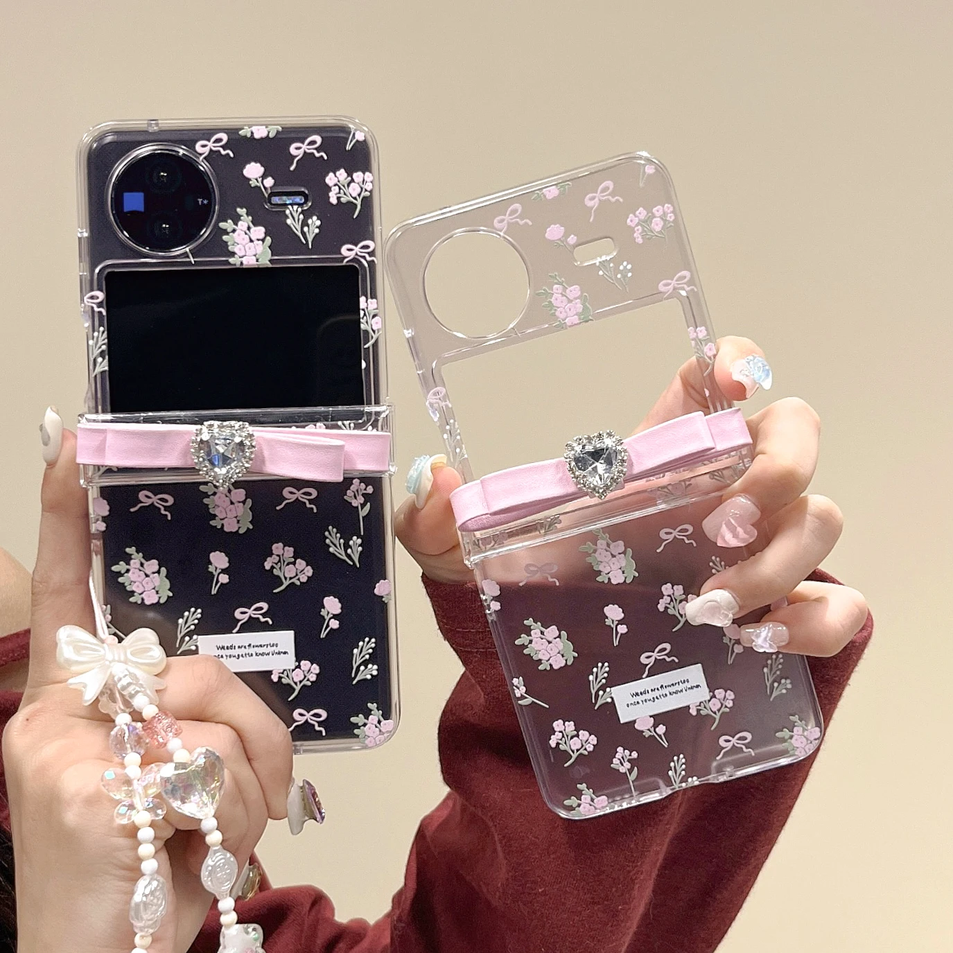 Bow Pink Flower Chain Bracelet Hard Acrylic Shockproof Phone Case For VIVO X Flip Back Cover
Bow Pink Flower Chain Bracelet Hard Acrylic Shockproof Phone Case For VIVO X Flip Back Cover