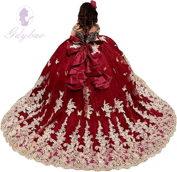 Customized Gold Applique Flower Girl Dress for Wedding Wine Red Elegant with Bow Puffy Kids Birthday Party First Communion Gown
Customized Gold Applique Flower Girl Dress for Wedding Wine Red Elegant with Bow Puffy Kids Birthday Party First Communion Gown