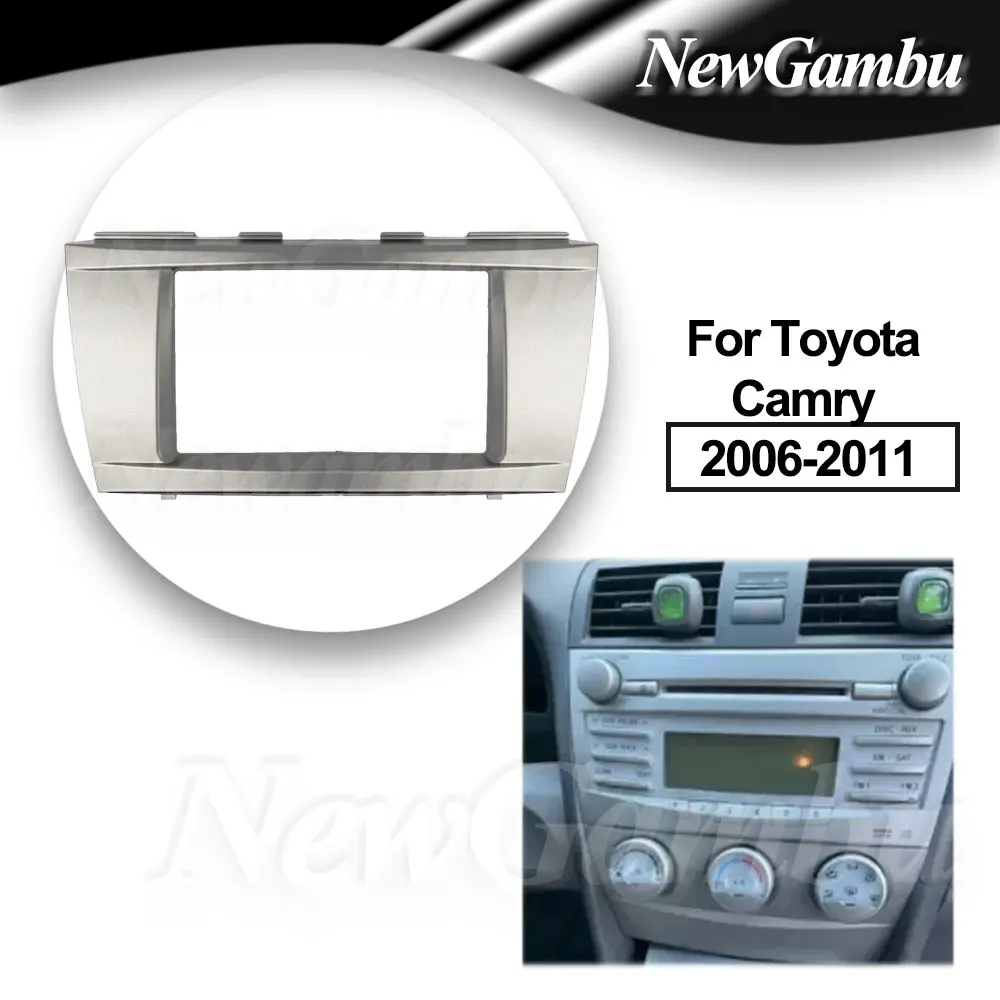 Автомобильная рамка для Toyota Camry 2006-2011, двойная рамка, 2 Din, Android экран, панель приборной панели, отделка консоли, адаптер ободка
Автомобильная рамка для Toyota Camry 2006-2011, двойная рамка, 2 Din, Android экран, панель приборной панели, отделка консоли, адаптер ободка