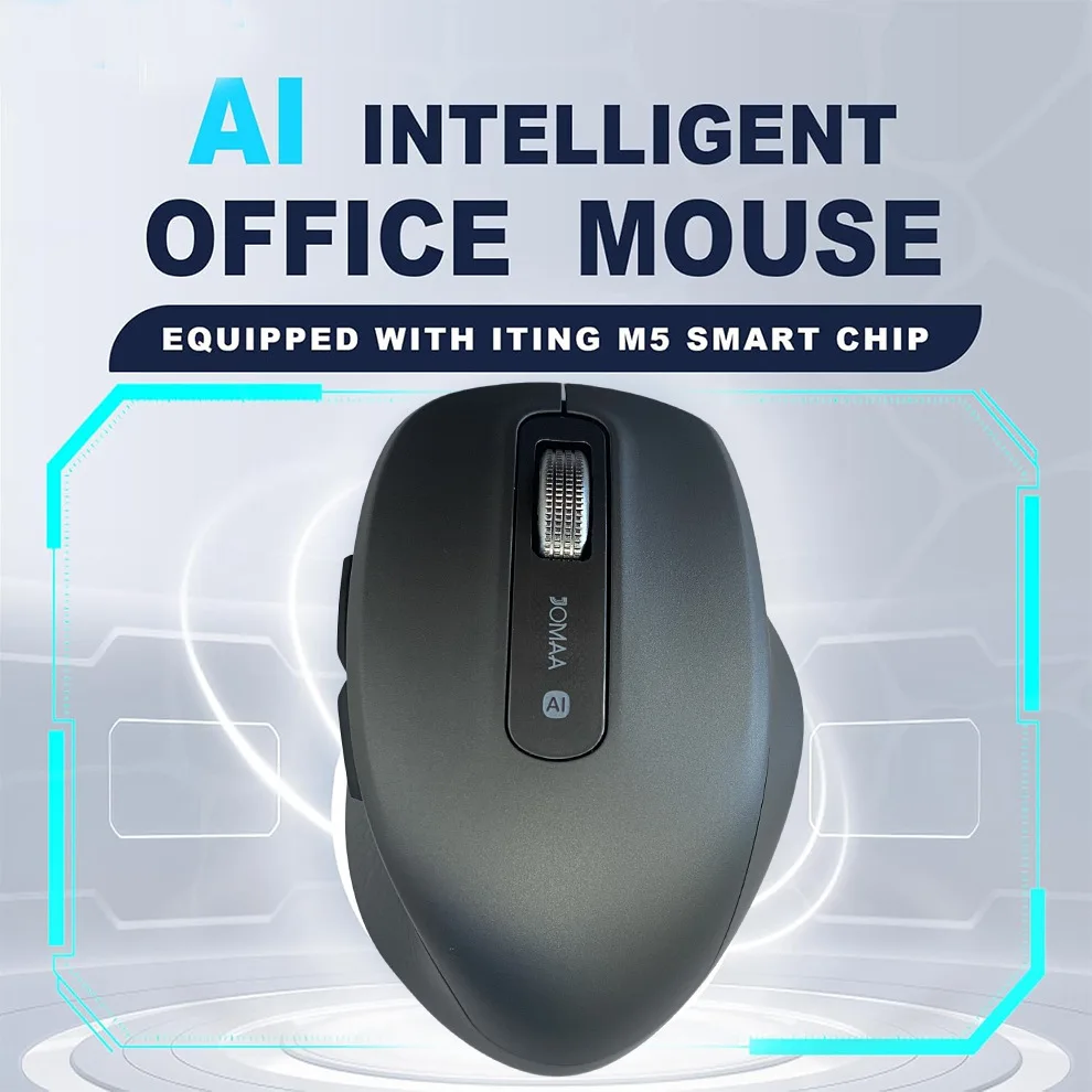 AI intelligent wireless mute office mouse, voice-controlled typing/voice translation
AI intelligent wireless mute office mouse, voice-controlled typing/voice translation