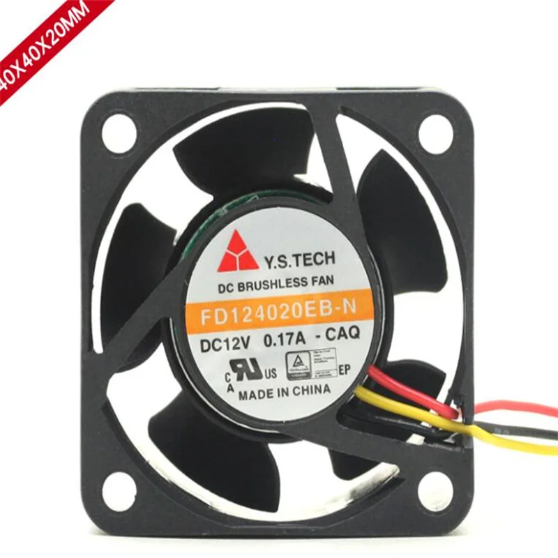 Wholesale fan: FD124020EB-N 12V 0.17A 4020 4 cm three-wire large air volume cooling fan
Wholesale fan: FD124020EB-N 12V 0.17A 4020 4 cm three-wire large air volume cooling fan