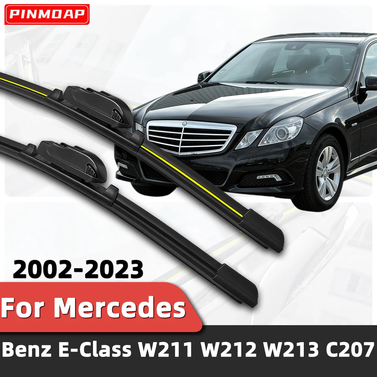 PINMOAP 2PCS Front Windshield Wiper Suitable For Mercedes Benz E Class W211 W212 W213 C207 2002-2023 Front Windshield Wiper
PINMOAP 2PCS Front Windshield Wiper Suitable For Mercedes Benz E Class W211 W212 W213 C207 2002-2023 Front Windshield Wiper