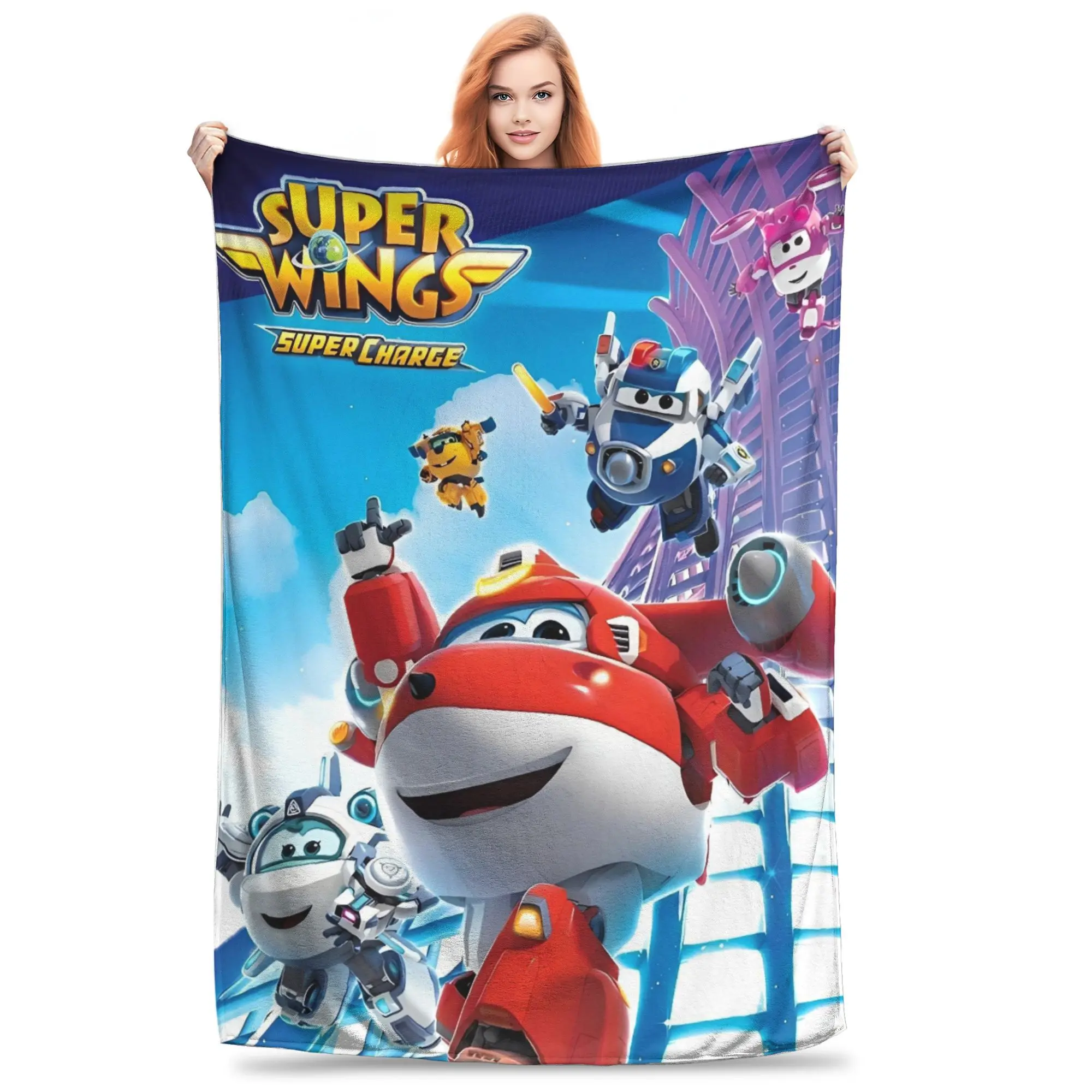 Super Wings Cartoon Blanket Warm Aesthetic Plush Throw Blanket For Kids Adult Outdoor Flannel Bedspread Bed Cover
Super Wings Cartoon Blanket Warm Aesthetic Plush Throw Blanket For Kids Adult Outdoor Flannel Bedspread Bed Cover