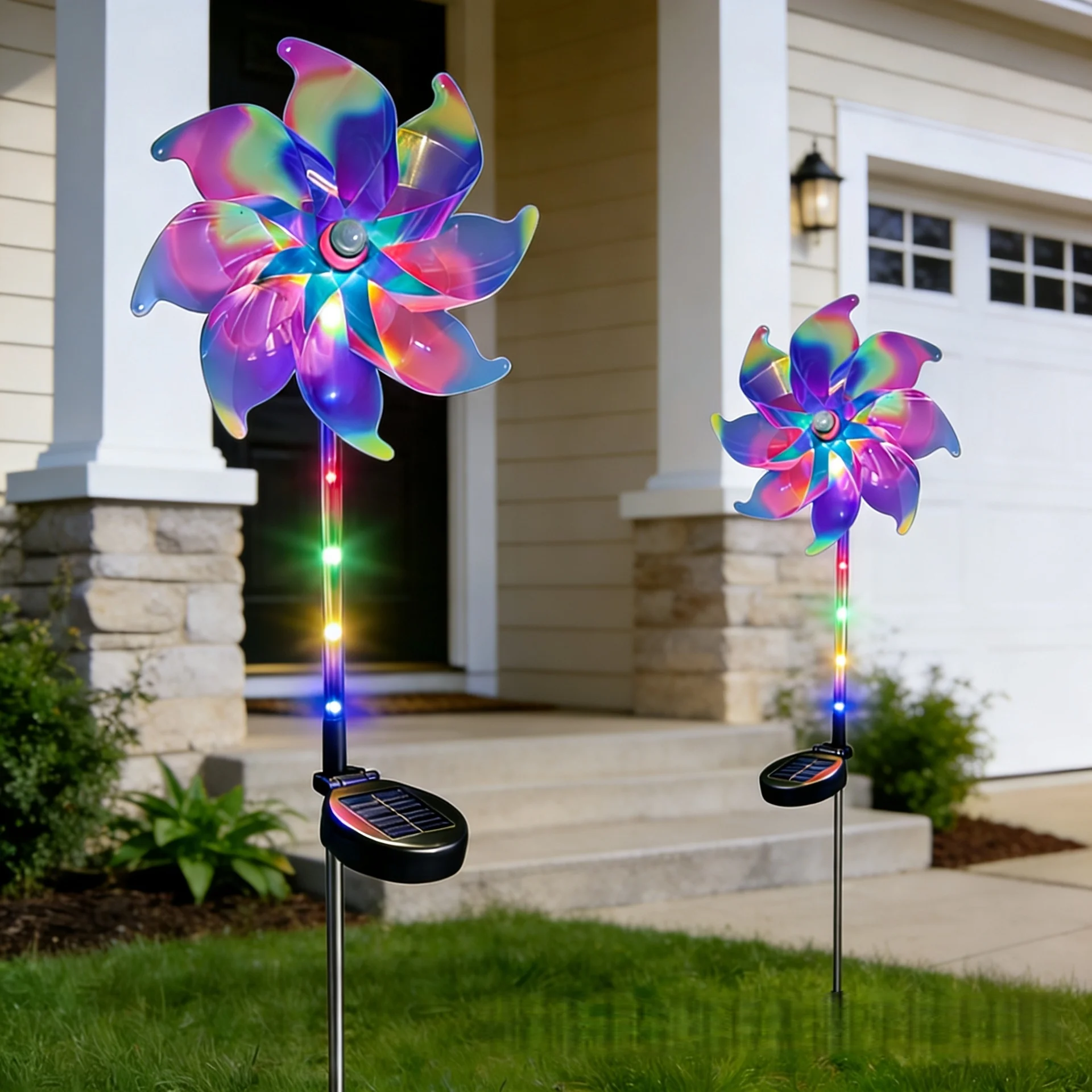 Newest Solar Windmill Light LED Artificial Flower Lights Used For Outdoor Yard Lawn Light Garden,Lawn,Fence,ChristmasDecoration
Newest Solar Windmill Light LED Artificial Flower Lights Used For Outdoor Yard Lawn Light Garden,Lawn,Fence,ChristmasDecoration
