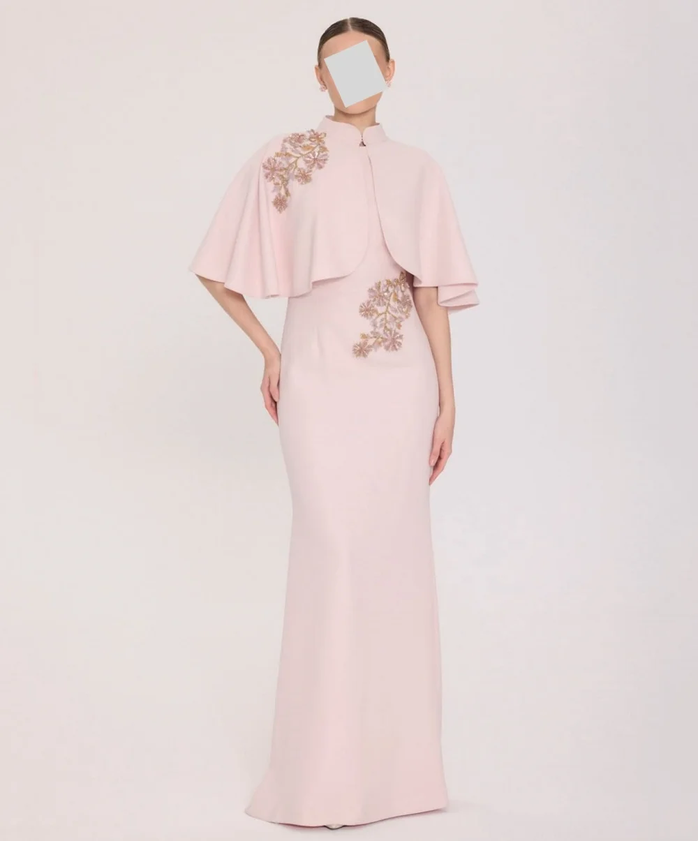 Customized Jersey Sequined High Collar Shawl Mermaid Long Dresses Bespoke Occasion Formal Evening Chinese Style Elegant
Customized Jersey Sequined High Collar Shawl Mermaid Long Dresses Bespoke Occasion Formal Evening Chinese Style Elegant
