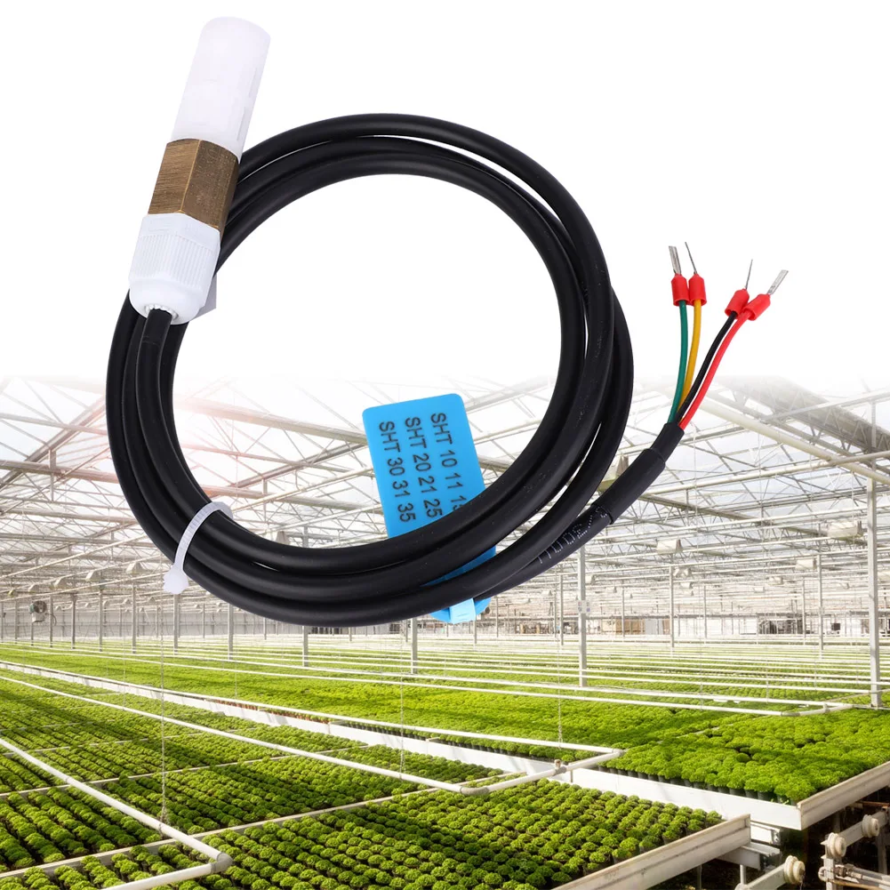 Sensor Digital Temperature Humidity Sensor Copper Plastic Housing High Accuracy for Soil FS400-SHT3X Temperature Measurement
Sensor Digital Temperature Humidity Sensor Copper Plastic Housing High Accuracy for Soil FS400-SHT3X Temperature Measurement