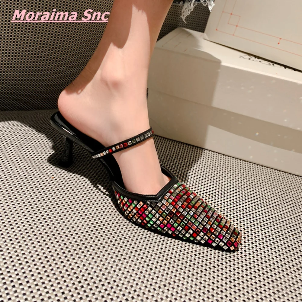 2022 Summer Diamond Women Sandals Fashion Leather Thin High Heel Sexy Sweet Cover Square Toe Comfort Party Wedding Dress Shoes
2022 Summer Diamond Women Sandals Fashion Leather Thin High Heel Sexy Sweet Cover Square Toe Comfort Party Wedding Dress Shoes