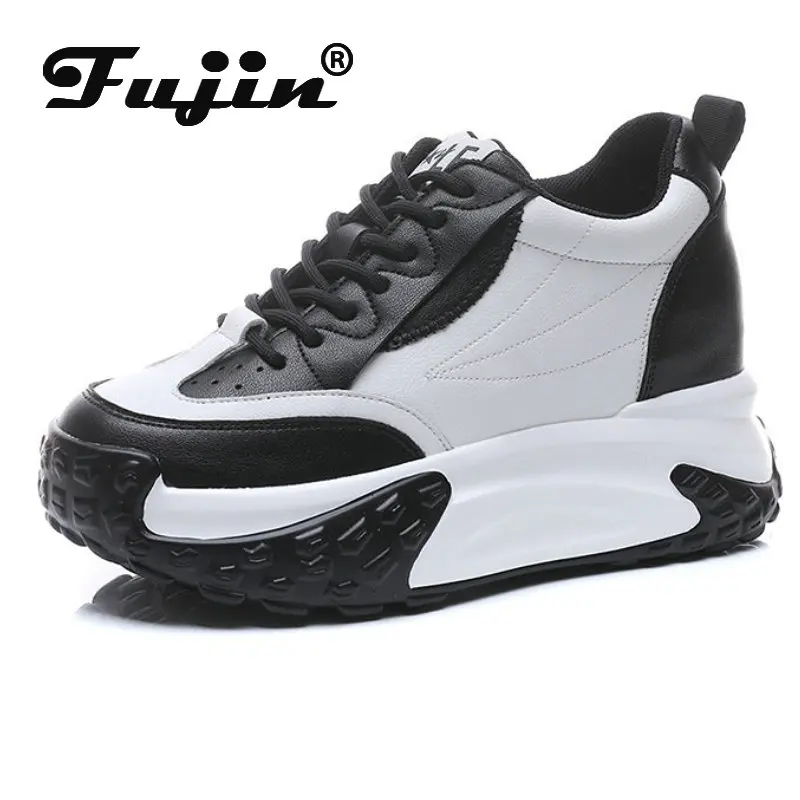 Fujin 7cm New High Brand Genuine Leather Platform Wedge Casual Chunky Sneakers Women Ankle Boots Spring Autumn Mixed Color Shoes
Fujin 7cm New High Brand Genuine Leather Platform Wedge Casual Chunky Sneakers Women Ankle Boots Spring Autumn Mixed Color Shoes