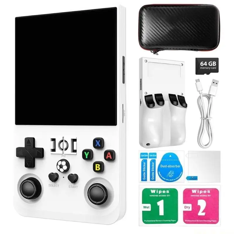 Портативное игровое устройство M5TD с открытым исходным кодом R36Max, 4-дюймовый дисплей, ретро-дизайн, многоформатная и звук
Портативное игровое устройство M5TD с открытым исходным кодом R36Max, 4-дюймовый дисплей, ретро-дизайн, многоформатная и звук