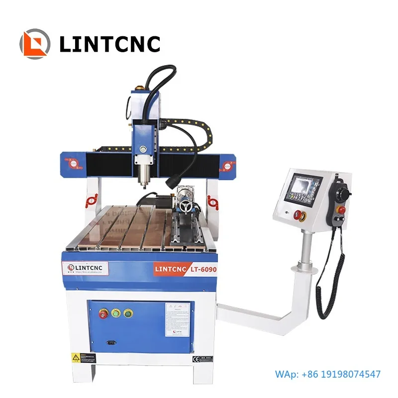 4 Axis 6090 with Rotary Cnc Router Woodworking Plywood MDF Carving Machine Good Price for Sale
4 Axis 6090 with Rotary Cnc Router Woodworking Plywood MDF Carving Machine Good Price for Sale