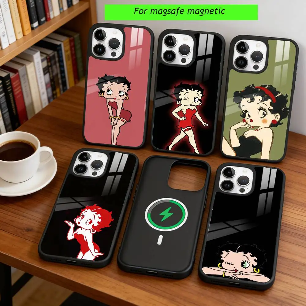 C-Cute cartoon B-Betty B-Boop Phone Case For iPhone17,16,15,14,13,12,11 Plus,Pro Magnetic For Magsafe Wireless Charging
C-Cute cartoon B-Betty B-Boop Phone Case For iPhone17,16,15,14,13,12,11 Plus,Pro Magnetic For Magsafe Wireless Charging