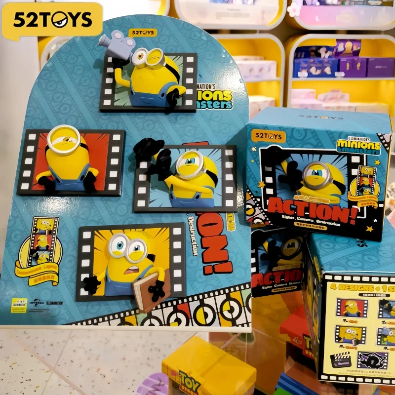 52TOYS Blind Box Minions & Monsters - Action! Series Fridge Magnet Kawaii Anime Action Figure Cartoon Model Surprise Box Gifts
52TOYS Blind Box Minions & Monsters - Action! Series Fridge Magnet Kawaii Anime Action Figure Cartoon Model Surprise Box Gifts