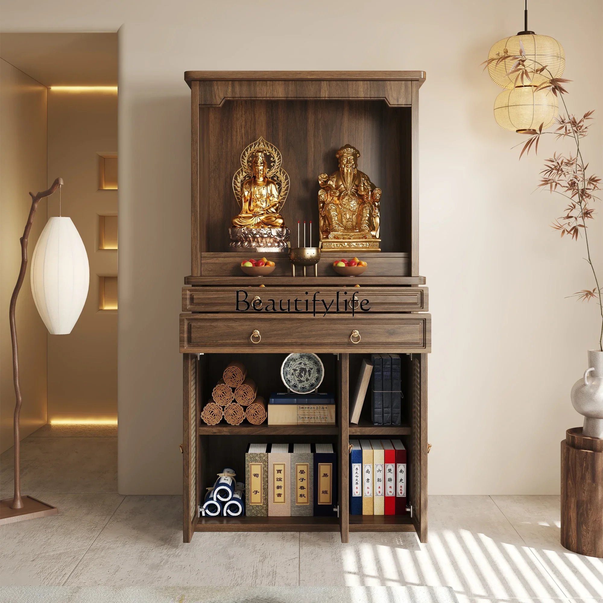 z.Buddhist shrine household offering table shrine rattan door Buddhist shrine cabinetLX 
z.Buddhist shrine household offering table shrine rattan door Buddhist shrine cabinetLX