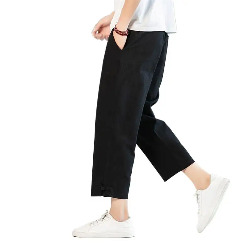 Men Pants Cotton Linen Drawstring Ankle-Length Pants solid Soft Home Men's Trousers Fashion Pants Plus Size Size M-8XL
Men Pants Cotton Linen Drawstring Ankle-Length Pants solid Soft Home Men's Trousers Fashion Pants Plus Size Size M-8XL