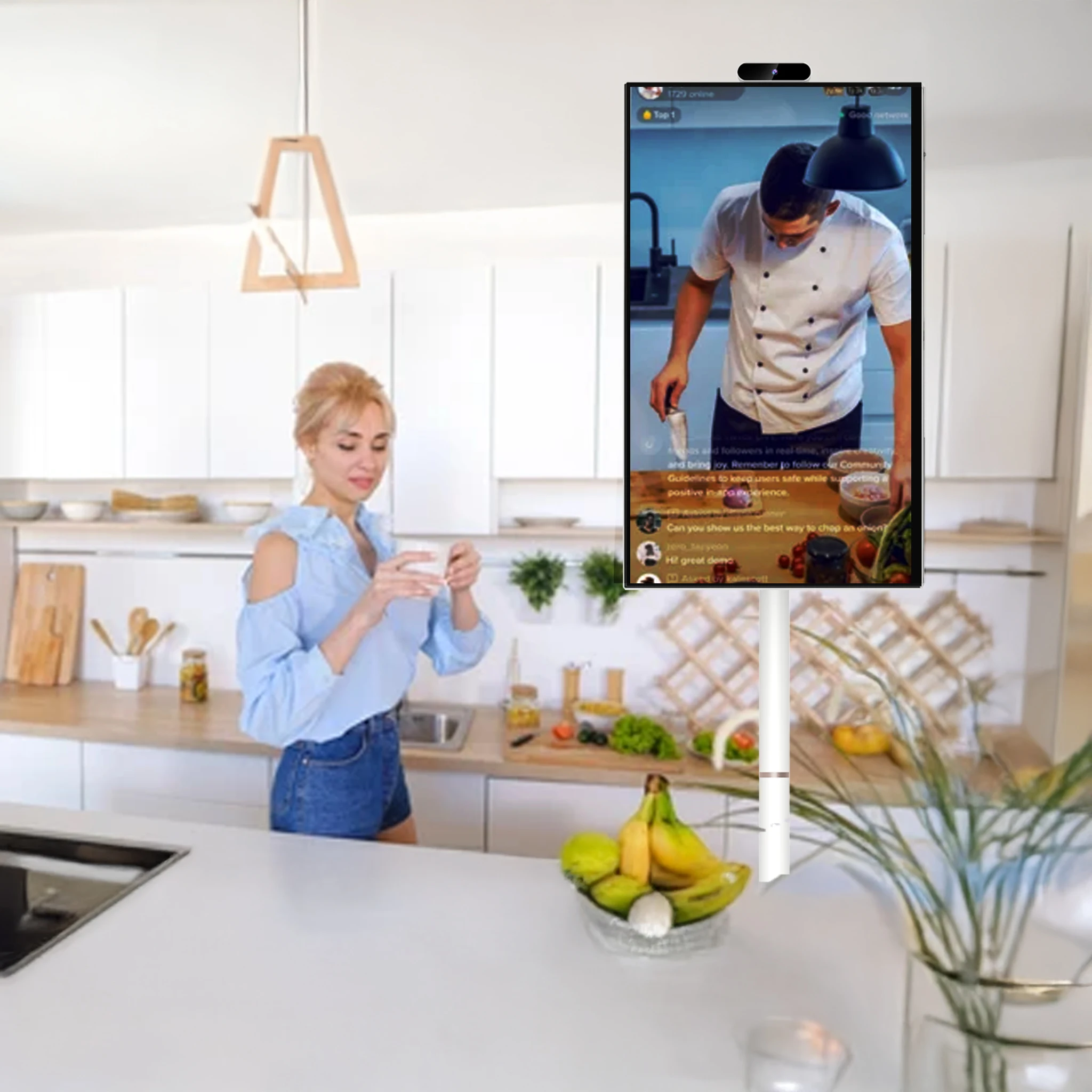 27-32-дюймовый портативный смарт-светодиодный телевизор 4K с сенсорным экраном Android 13, перезаряжаемый дисплей, белый для домашнего спортзала, бизнес-мобиля
27-32-дюймовый портативный смарт-светодиодный телевизор 4K с сенсорным экраном Android 13, перезаряжаемый дисплей, белый для домашнего спортзала, бизнес-мобиля