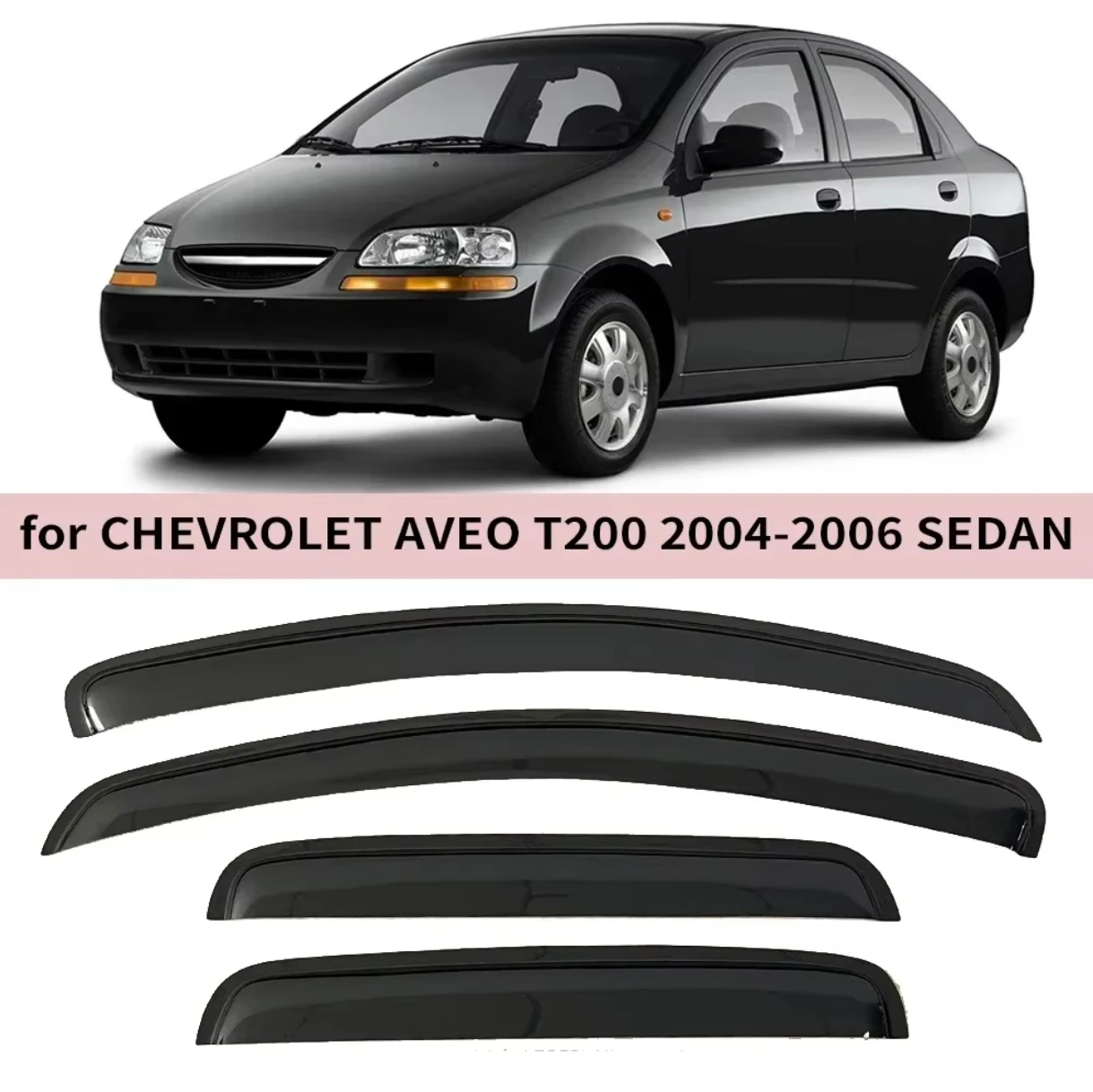 Оконный козырек от дождя для Chevrolet AVEO T200 Sedan 2004 2005 2006, Weathershied дверной козырек, ветровые боковые окна, ветровые дефлекторы
Оконный козырек от дождя для Chevrolet AVEO T200 Sedan 2004 2005 2006, Weathershied дверной козырек, ветровые боковые окна, ветровые дефлекторы
