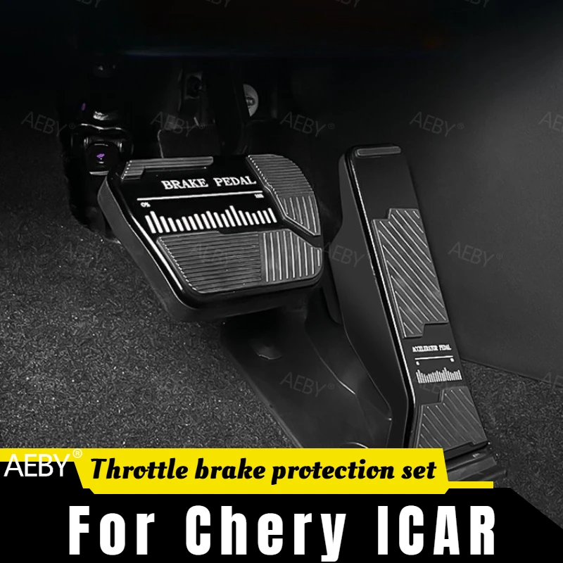 AEBY For Chery ICAR Brake accelerator pedal anti-slip aluminum alloy,accelerator brake pedal,pedal cover,Car accessories
AEBY For Chery ICAR Brake accelerator pedal anti-slip aluminum alloy,accelerator brake pedal,pedal cover,Car accessories