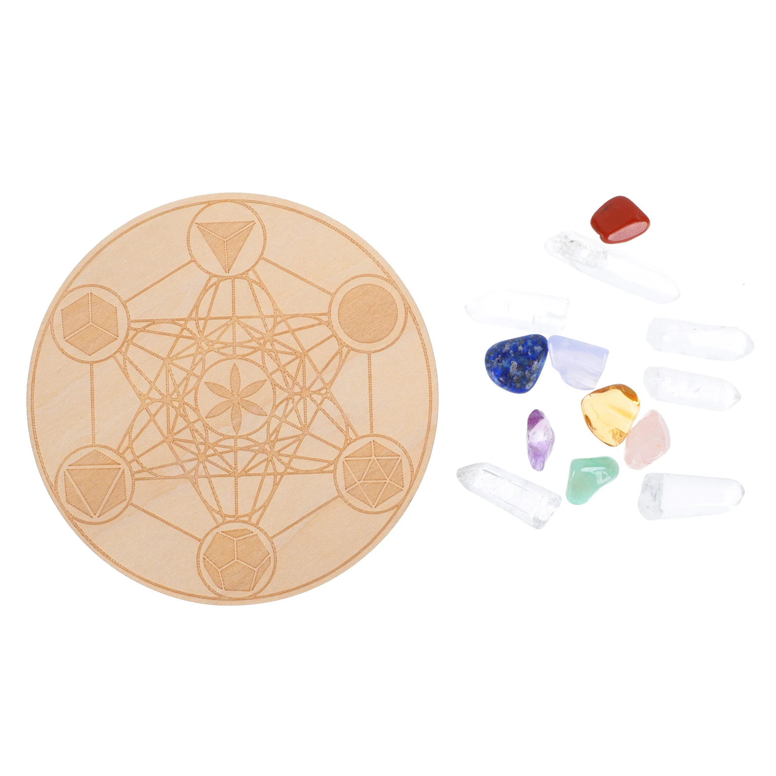 Energy Stones Healing Crystal Therapy Kit for Meditation Yoga Chakra Stones Delicate Peace Mind Stress Anxiety Problems Mental
Energy Stones Healing Crystal Therapy Kit for Meditation Yoga Chakra Stones Delicate Peace Mind Stress Anxiety Problems Mental