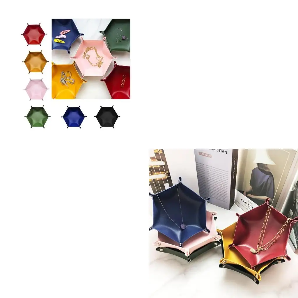 Q39E All-purpose PU Leather Folding Hexagon Square Tray Game Foldable Tray Box 6Colors for Watch Jewelry Keys
Q39E All-purpose PU Leather Folding Hexagon Square Tray Game Foldable Tray Box 6Colors for Watch Jewelry Keys
