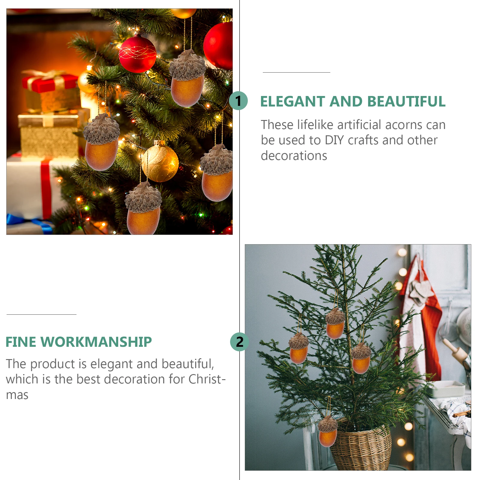 25pcs Lifelike Artificial Acorn Mini Acorns Diy Accessories Home Kitchen Table Christmas Party Decor Festival Thanksgiving Xmas
25pcs Lifelike Artificial Acorn Mini Acorns Diy Accessories Home Kitchen Table Christmas Party Decor Festival Thanksgiving Xmas