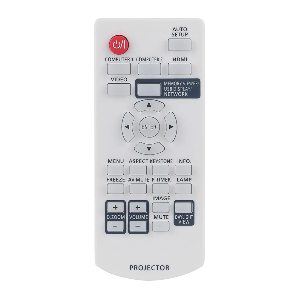 N2QAYA000116 Replacement Remote Control for Panasonic LCD Video Projector PT-LB382 PT-LB332 PT-LW312 PT-LW362 PT-LB412
N2QAYA000116 Replacement Remote Control for Panasonic LCD Video Projector PT-LB382 PT-LB332 PT-LW312 PT-LW362 PT-LB412