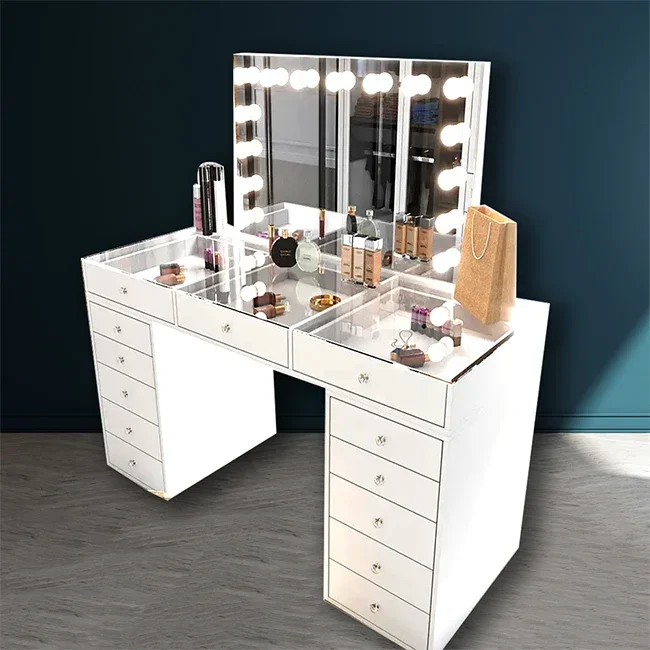 Multifunctional Princess Dressing Table Entryway Dressing Table with Mirror Chair Intelligent Table
Multifunctional Princess Dressing Table Entryway Dressing Table with Mirror Chair Intelligent Table