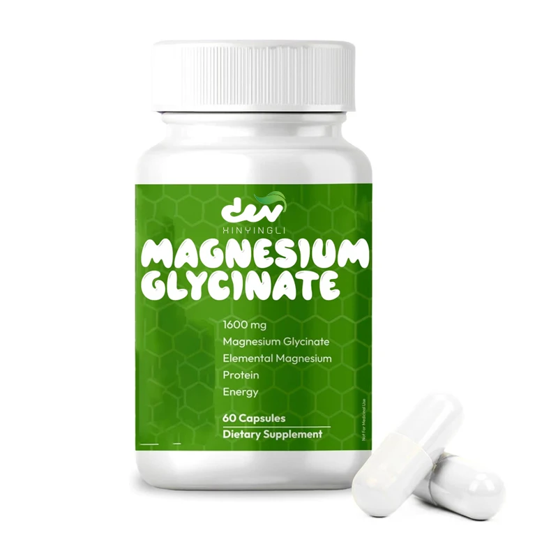 Magnesium Glycinate, 1600 Milligrams Per Serving, High Absorption, Pure and Effective -60 Capsules
Magnesium Glycinate, 1600 Milligrams Per Serving, High Absorption, Pure and Effective -60 Capsules