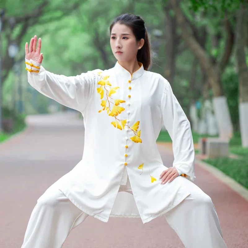 Kun Master Martial Art Uniform Kung Fu Dress Wushu Clothing Tai Chi Clothes Women And Men Unisex Hand Painted Ginkgo 2024 New
Kun Master Martial Art Uniform Kung Fu Dress Wushu Clothing Tai Chi Clothes Women And Men Unisex Hand Painted Ginkgo 2024 New