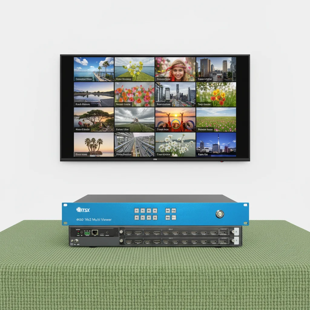 BIT-MV-4K60-1602 Industrial 4K Splitter, 16 Inputs, 15x15 Arbitrary Split, Seamless Switch, RS232/LAN Control
BIT-MV-4K60-1602 Industrial 4K Splitter, 16 Inputs, 15x15 Arbitrary Split, Seamless Switch, RS232/LAN Control