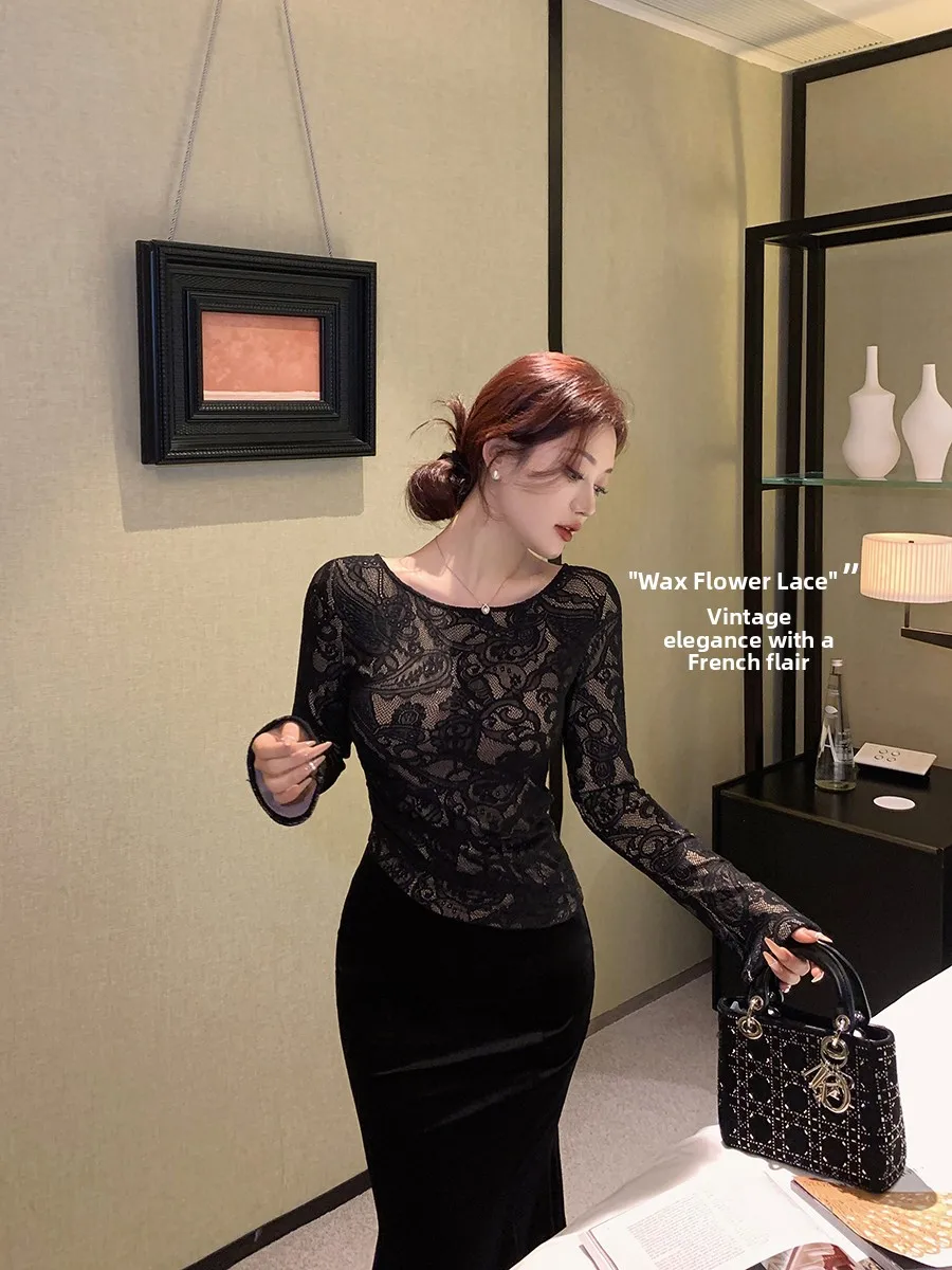 Нижнее белье Sle Fce на подкладке, кружево irt Long Sve, асимметричный внутренний слой, топ для осенне-зимнего слоя
Нижнее белье Sle Fce на подкладке, кружево irt Long Sve, асимметричный внутренний слой, топ для осенне-зимнего слоя