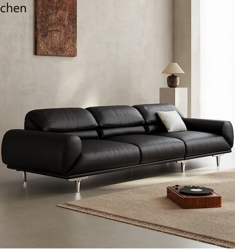 PYH modern simple light luxury high sense adjustable armrest living room straight sofa leather sofa combination
PYH modern simple light luxury high sense adjustable armrest living room straight sofa leather sofa combination