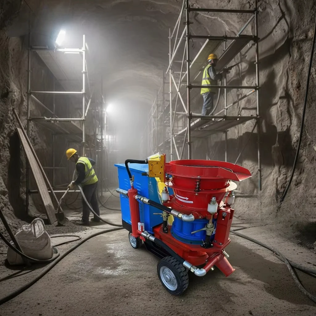 Full-automation Dry-type Shotcrete Machine Shotcrete Dustproof Robot Tunnel White Wall Plastering Concrete Spraying Machine
Full-automation Dry-type Shotcrete Machine Shotcrete Dustproof Robot Tunnel White Wall Plastering Concrete Spraying Machine