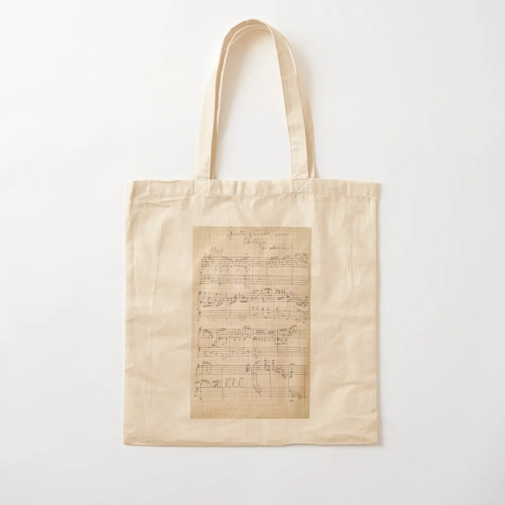 Granados Original handwritten score by Enrique Granados Tote Bag Reusable bags bags for women Eco bag Custom bag
Granados Original handwritten score by Enrique Granados Tote Bag Reusable bags bags for women Eco bag Custom bag