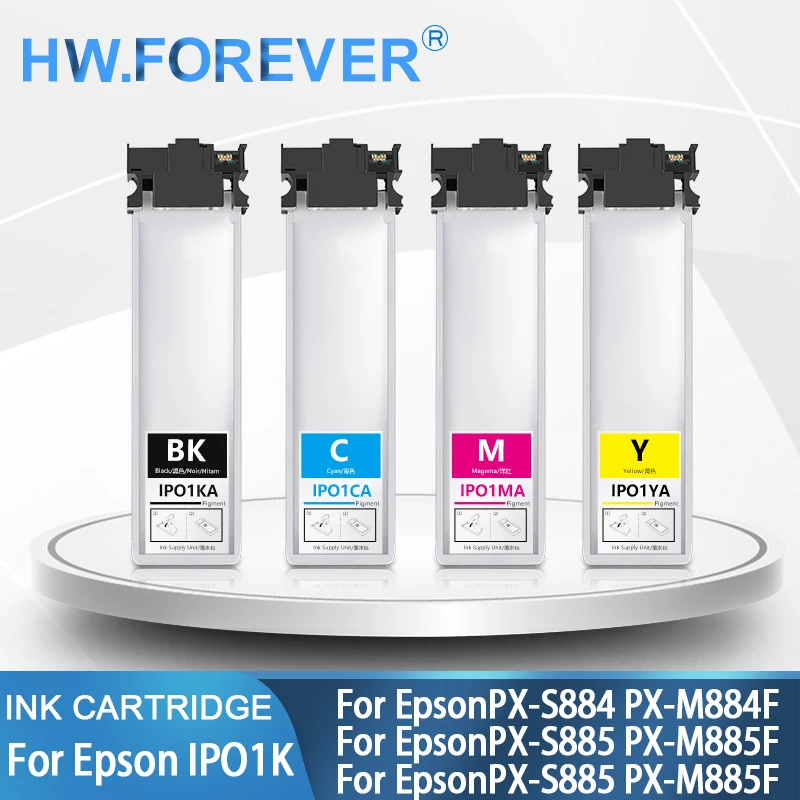 Для картриджа Epson IP01KA IP01KB с чернильным пакетом, совместимого с принтером Epson PX-S884 PX-M884F PX-S885 PX-M885F с чип-чернильным картриджем
Для картриджа Epson IP01KA IP01KB с чернильным пакетом, совместимого с принтером Epson PX-S884 PX-M884F PX-S885 PX-M885F с чип-чернильным картриджем
