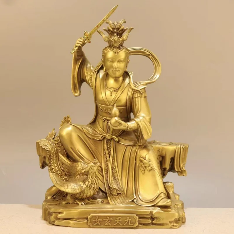 Brass Nine-Day Mother's New Chinese Style Home Living Room Worship Nine-Day Mother's Decoration Handicraft Equipment Ornaments
Brass Nine-Day Mother's New Chinese Style Home Living Room Worship Nine-Day Mother's Decoration Handicraft Equipment Ornaments