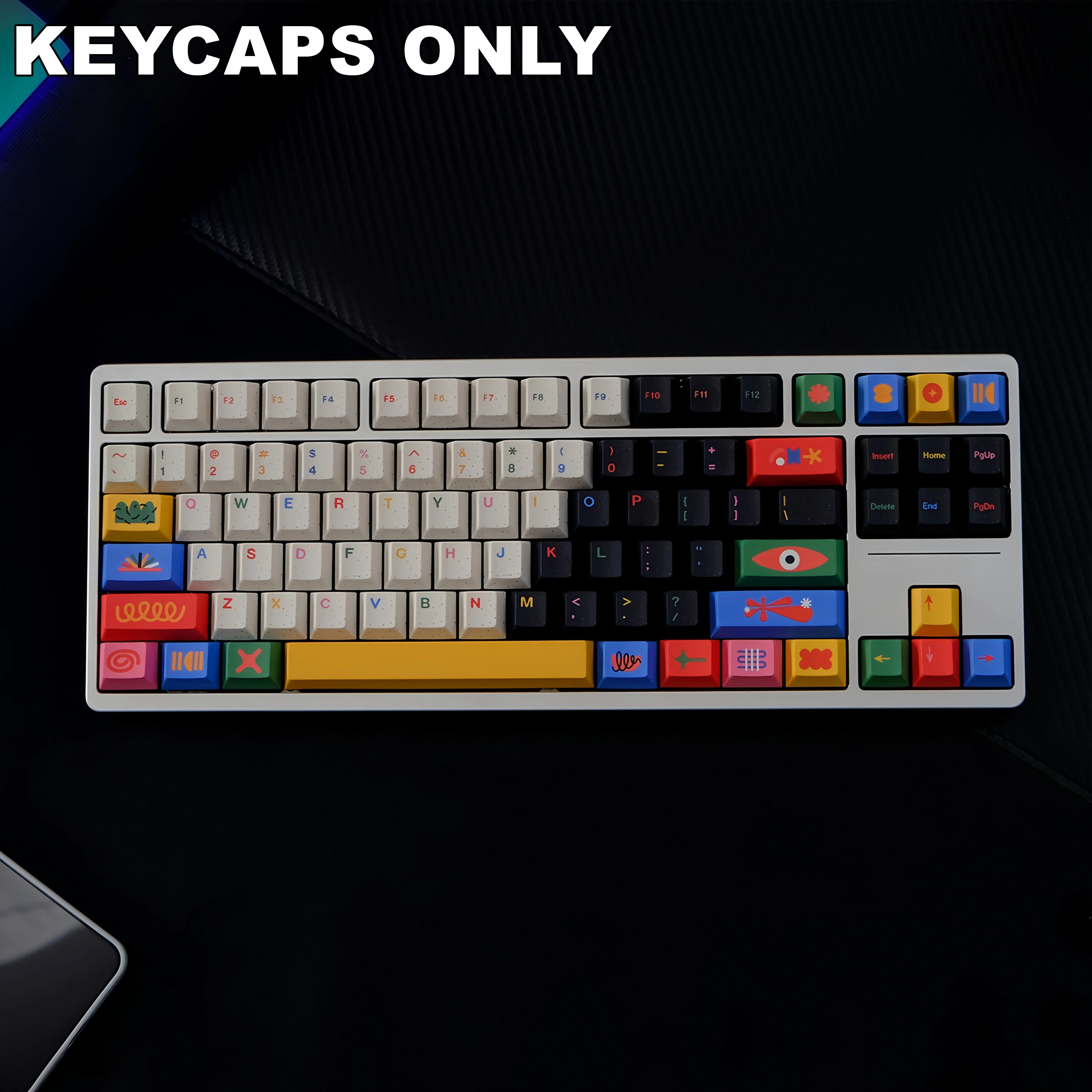 142 Keys PBT Keycaps Cherry Profile Dye-Sublimated for MX Mechanical Keyboard, GMK CYL Motif Theme Gaming Keycap Set
142 Keys PBT Keycaps Cherry Profile Dye-Sublimated for MX Mechanical Keyboard, GMK CYL Motif Theme Gaming Keycap Set