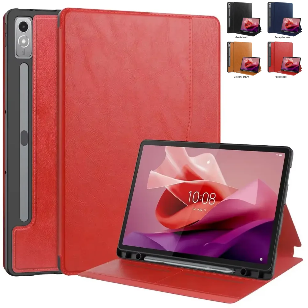 High-end Business Case for Lenovo Tab P12 12.7 inch TB-370FU TB-371FC Leather Cover for Xiaoxin Pad Pro 12.7 Built-in Pen Slot
High-end Business Case for Lenovo Tab P12 12.7 inch TB-370FU TB-371FC Leather Cover for Xiaoxin Pad Pro 12.7 Built-in Pen Slot
