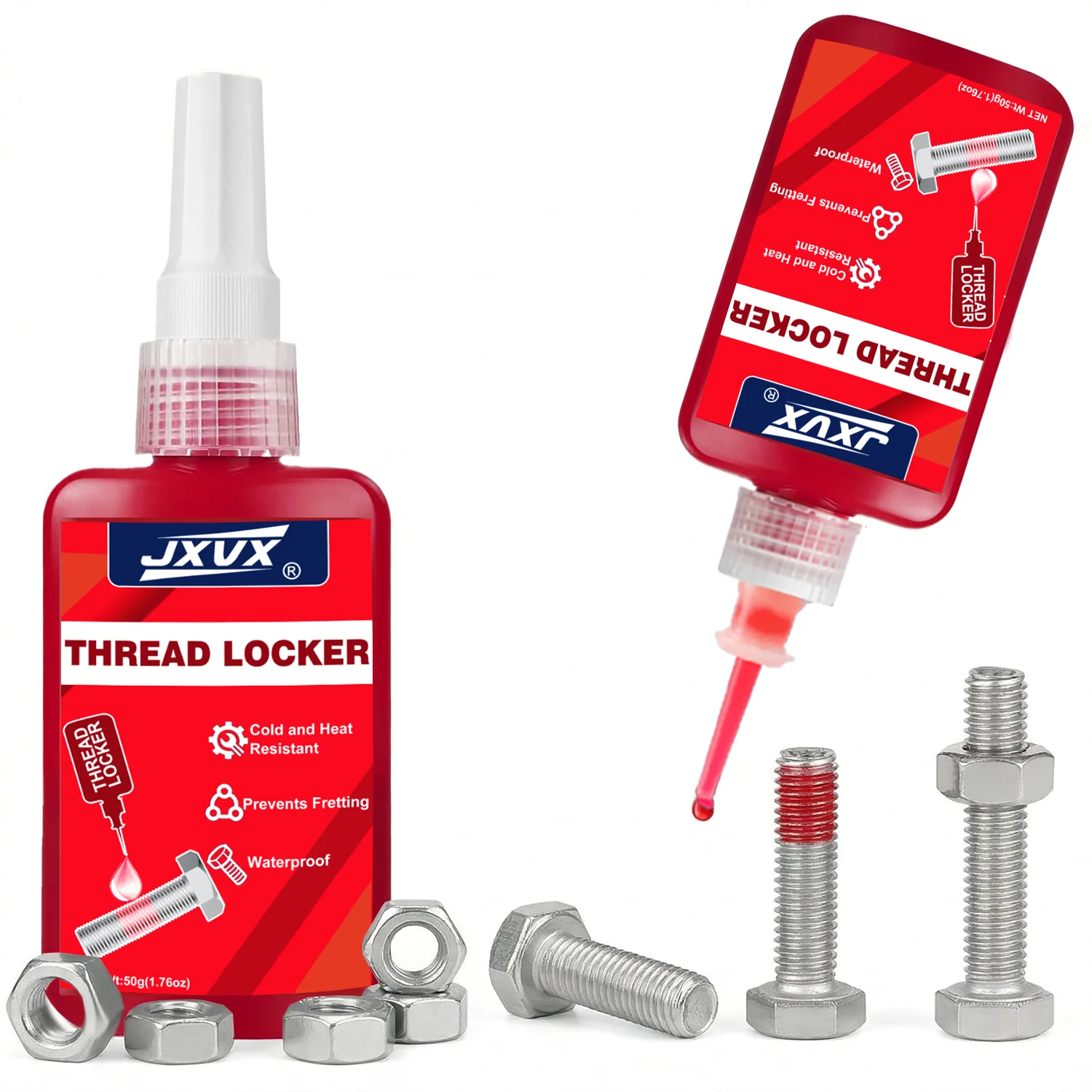 Thread Locking Agent Sealant Anaerobic Anti Loose Screw Glues Fastening Quickly Cured Threadlocker Adhesive for Screw Red High Strength Long-lasting locking, no loosening, excellent sealing performance.
Thread Locking Agent Sealant Anaerobic Anti Loose Screw Glues Fastening Quickly Cured Threadlocker Adhesive for Screw Red High Strength Long-lasting locking, no loosening, excellent sealing performance.