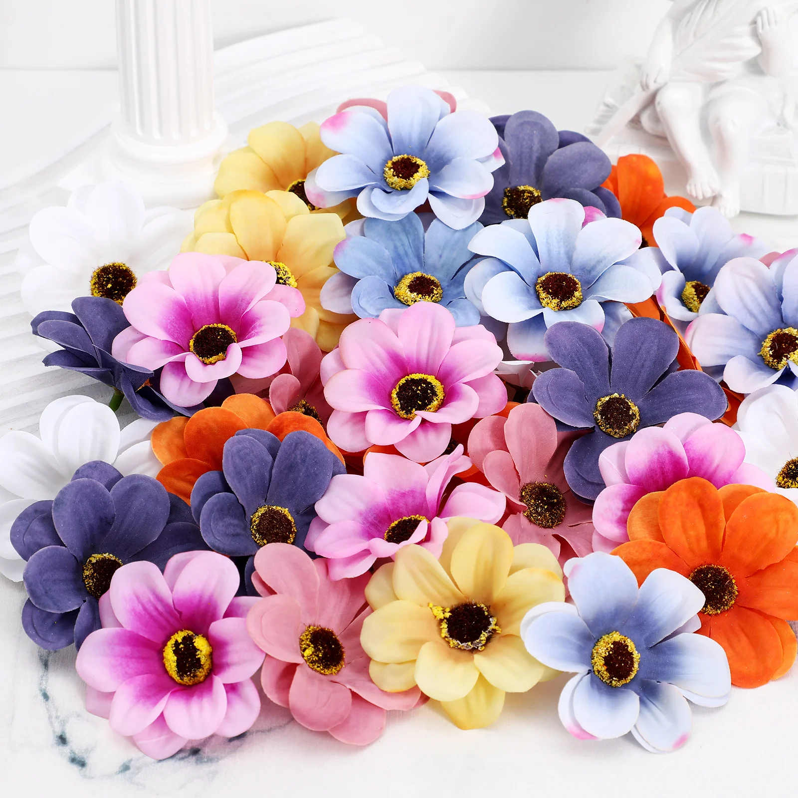 40 pcs Small Fabric Flowers Faux Chrysanthemums Soft Cloth Floral Embellishments For Crafts Wedding Home Decor Clothing
40 pcs Small Fabric Flowers Faux Chrysanthemums Soft Cloth Floral Embellishments For Crafts Wedding Home Decor Clothing
