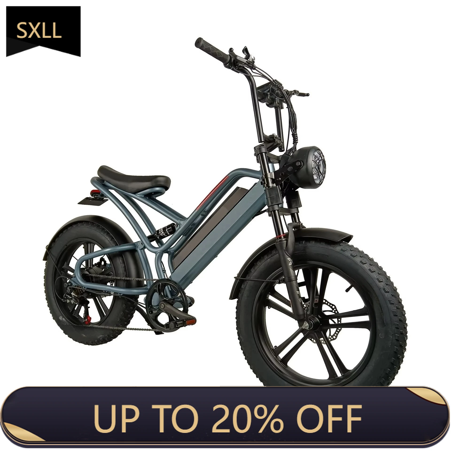 SXLL 1000W 20 inch fat tire electric bicycle
SXLL 1000W 20 inch fat tire electric bicycle
