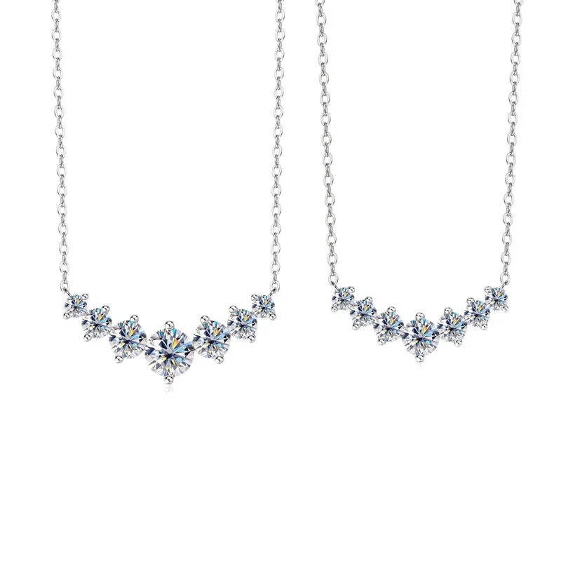 ZFSILVER Trendy Fashion s925 Silver Color D White 2.8ct Moissanite Classic Smile Necklace Charm Women Party Jewelry Gift NMO-058
ZFSILVER Trendy Fashion s925 Silver Color D White 2.8ct Moissanite Classic Smile Necklace Charm Women Party Jewelry Gift NMO-058