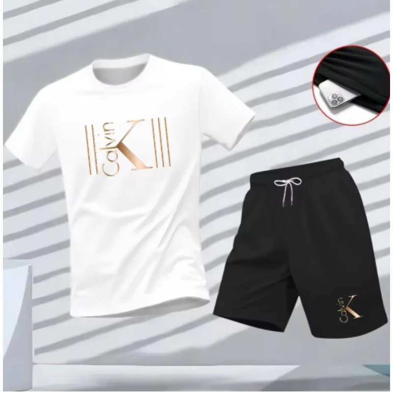 Men's 2026 Breathable Sports Pattern Printed T-shirt Casual Fashion Short-Sleeved Summer Streetwear Top Two-Piece Set
Men's 2026 Breathable Sports Pattern Printed T-shirt Casual Fashion Short-Sleeved Summer Streetwear Top Two-Piece Set
